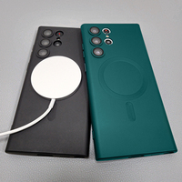 جراب هاتف مغناطيسي غير لامع لهاتف sougnote ، فاخر ، غطاء Magsafe ، S24 Ultra ، S23 ، S22 ، S21 ، S20 Plus ، Note 20 Ultra ، Ultra 10 - الصورة 2